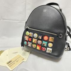 FENDI@マルチカラースタッズ バックパック バレンタイン