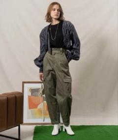 メゾンスペシャル　キルティングカーゴパンツ MAISON SPECIAL カーゴパンツ 「UNISEX」4 Colors Chambray