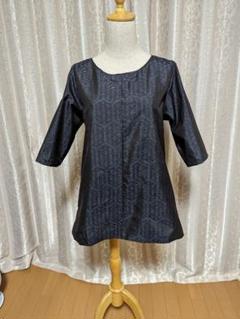 SOLD 着物リメイク チュニック 大島紬 FREE SIZEの通販 by