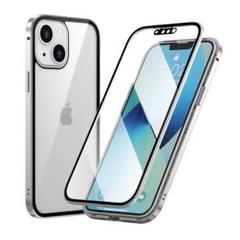 両面ガラス 360度全面保護 iphone13pro　黒