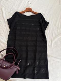 新品‼️ タグ付き？❗️ADORE ベージュ&ブラックチュニック