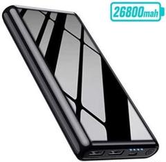 ★新品★ モバイルバッテリー 26800mAh 大容量 【PSE認証済】 急速充