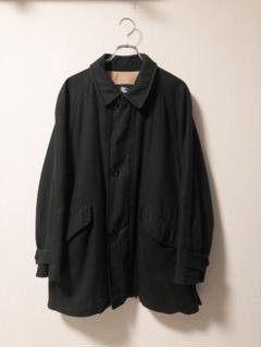 【美品】バーバリーロンドン　チェスターコート　ラムウール　ロゴ総柄　ブラック　M 2025年最新】BURBERRY LONDON チェスターコートの人気アイテム