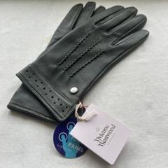 【新品】Vivienne Westwood レザー手袋 黒 Vivienne Westwood ヴィヴィアンウエストウッド 手袋 レディース