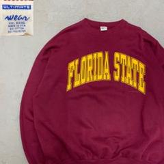 WC201 90s FLORIDASTATE カレッジロゴ　プリントトレーナー