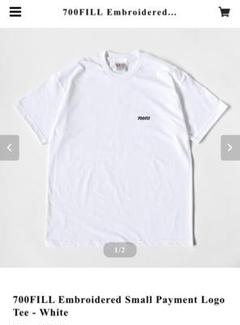 700FILL Embroidered Small Payment Logo T