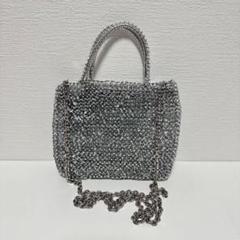 ANTEPRIMA シルバー ビーズバッグ スタンダード Z/シルバー ｜ 【公式】アンテプリマ オンライン