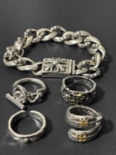 【希少レア】Sliver 925 ブレスレット Y2K ヴィンテージ vintage 90s silver ブレスレット 925 y2k アート