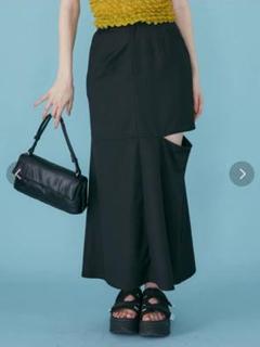 MURUA ムルーア カットアウトマーメイドスカート ブラック サイズ1 極美品