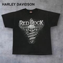 【1317】 HARLEY DAVIDSONTシャツ半袖黒ブラックL