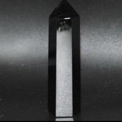 ブラック黒曜石 オブシディアン クラスター 六角柱 水晶