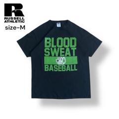 RUSSELL ATHLETIC 全米ユース野球チームオリジナルTシャツ M 黒