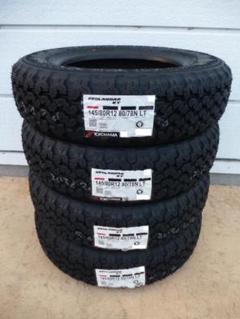 全国送料込☆2025年製・ヨコハマ 145/80R12☆4本145R12 6PR