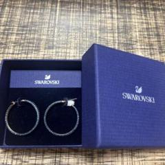 『SWAROVSKI』フープピアス　ブルーパブェ大　新品、未使用 SWAROVSKI』フープピアス ブルーパブェ大 新品、未使用 - メルカリ