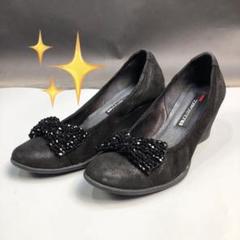 【極美品】コンポジションナイン (24) パンプス フラワー 希少デザイン 極美品】コンポジションナイン (24) パンプス フラワー 希少デザイン