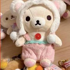 リラックマ おかしな遊園地 いちごないちにち ぬいぐるみセット リラックマ「コリラックマのいちごないちにち」 グッズ