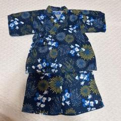 ミッキー ディズニー　甚平　花火　100cm ネイビー　新品