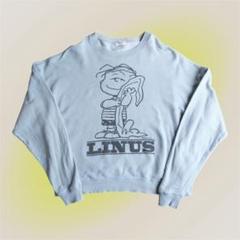 超特価激安の商品をすべて 水色 スウェット LINUS PEANUTS XL メルカリ - 古着 トップス