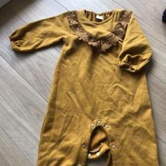 ロンパース カラシ色 テータテート