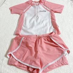 新品★ 水着 女の子 ガールズ 子供 キッズ セパレート ピンク 100