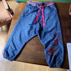 デシグアル 刺繍入りデニムサルエルパンツ