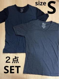 メンズ　Plusone Vネック Tシャツ 2枚セットのサムネイル