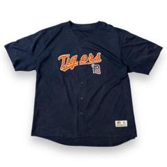 00s デトロイトタイガース MLB ベースボールシャツ ゲームシャツ XXL