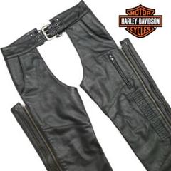 サイドダブルジップ◇ハーレーダビッドソン◇W30～35レザー
