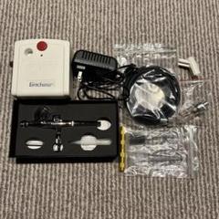 ★新品.未使用★ゴシェール◆ミニコンパクトエアブラシコンプレッサー。 Amazon | ゴシェール(Gocheer) 自動停止搭載 ダブルアクション