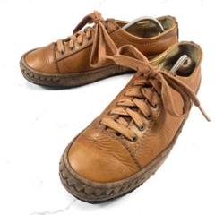【レア物】Clarks クラークスオリジナルズ レザースニーカー ブラウン 27