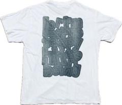 【美品】バックプリント　Tシャツ　白　M相当　グラウンドワイ　YOHJI　ys