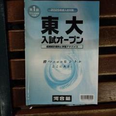 【未使用】2025年度　第一回東大入試オープン　解答用紙付　河合塾
