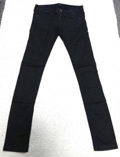 超美品 EMODA エモダ ブラックコーティングストレッチスキニーデニム 0 超美品 EMODA エモダ ブラックコーティングストレッチスキニー