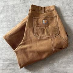【希少サイズ34×30、ダブルニー】carharttダックパンツLOOSE古着