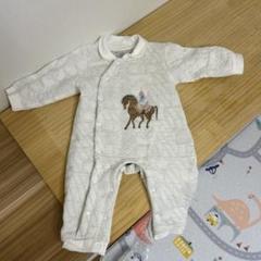 【Amber mini】コットンホースロンパース