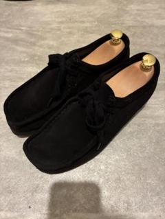 Clarks ワラビー 黒 26cm