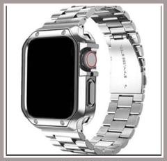 Apple Watch バンド　ケース　ベルト　ステンレス　38/40/41mm