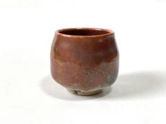 陶芸家人気作家植葉香澄ネコトリ型ポピー文盃ねこ猫共箱