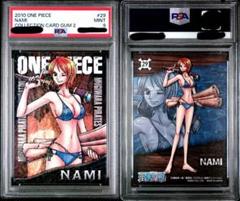 カードガム　ナミ　psa9　ワンピース　水着　青ナミ