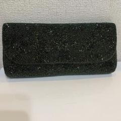 美品✨【柏ビーズ】3ウェイ クラッチバッグ♡ビーズのエレガント パーティーバッグ LA VORAGINE クラッチバッグ パーティーバッグ ビーズミニ