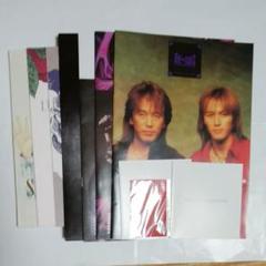 B’z ファンクラブ会報 4冊・同人誌 3冊・Xmasカード・ピンバッジ セット