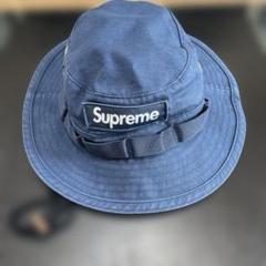 うた　Supreme バケットハット デニムネイビー　キャンプハット うた様 専用 Supreme バケットハット デニムネイビー キャンプ