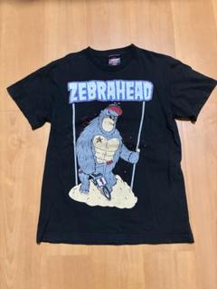 ゼブラヘッド Tシャツ① M ブルー Zebrahead Deadstock!! 2000s zebrahead band print T-shirt (size XL