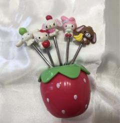 サンリオ フルーツピック 希少品 - メルカリ