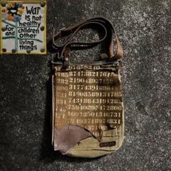 60’s 当時物 War is not health 反戦 オールレザーバッグ 60's 当時物 War is not health 反戦 オールレザーバッグ バッグ