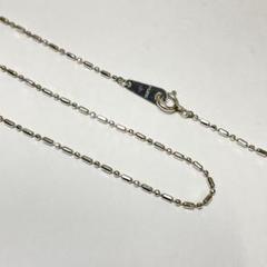 極美品！Pt850 ミックスカットボールチェーン ネックレス