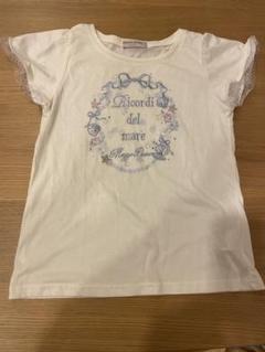 メゾピアノジュニア　フリル袖Tシャツ