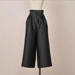 HEVE デニムガウチョパンツ　38 エレガントバギー デニム ワイドパンツ レディース ガウチョパンツ デニムパンツ