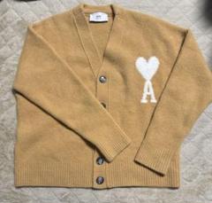AMI PARIS カーディガン　アルパカ　マスタード