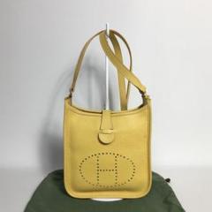 2504-180｜美品｜ハイクラス ショルダーバッグ レザー イエロー 2504-180｜美品｜ハイクラス ショルダーバッグ レザー イエロー